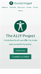 Mobile Screenshot of a11yproject.com